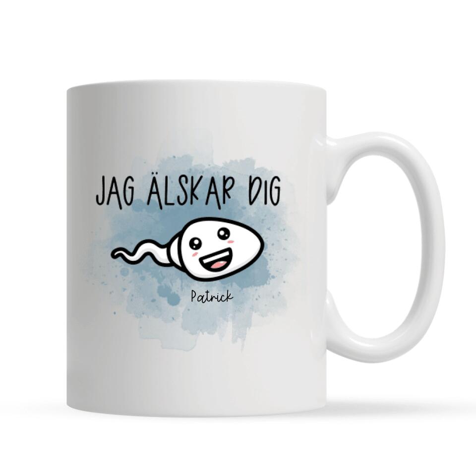 Personlig mugg till pappa | Personlig presenter till far | Rolig mugg Glad fars dag Från din snabbaste