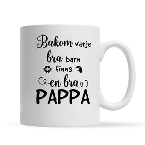 Personlig mugg till pappa | Personlig presenter till far | Rolig mugg Pappas Lilla Monster