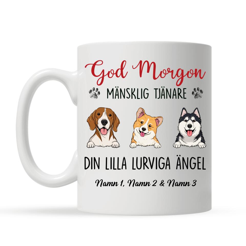 Personlig krus for hundeelskere | Personlige gaver til hundeelskere |Dog Good Morning