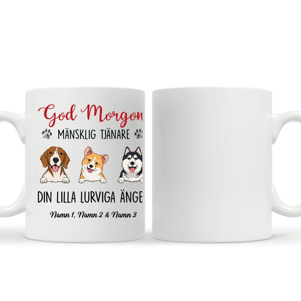 Personlig krus for hundeelskere | Personlige gaver til hundeelskere |Dog Good Morning