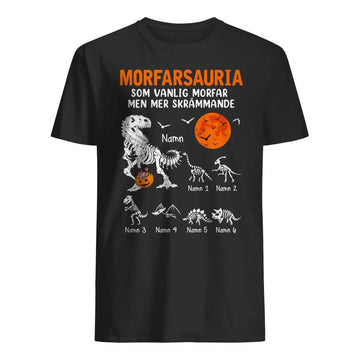 Morfarsauria som vanlig skrämmande - Personlig T-shirt till Farfar Morfar