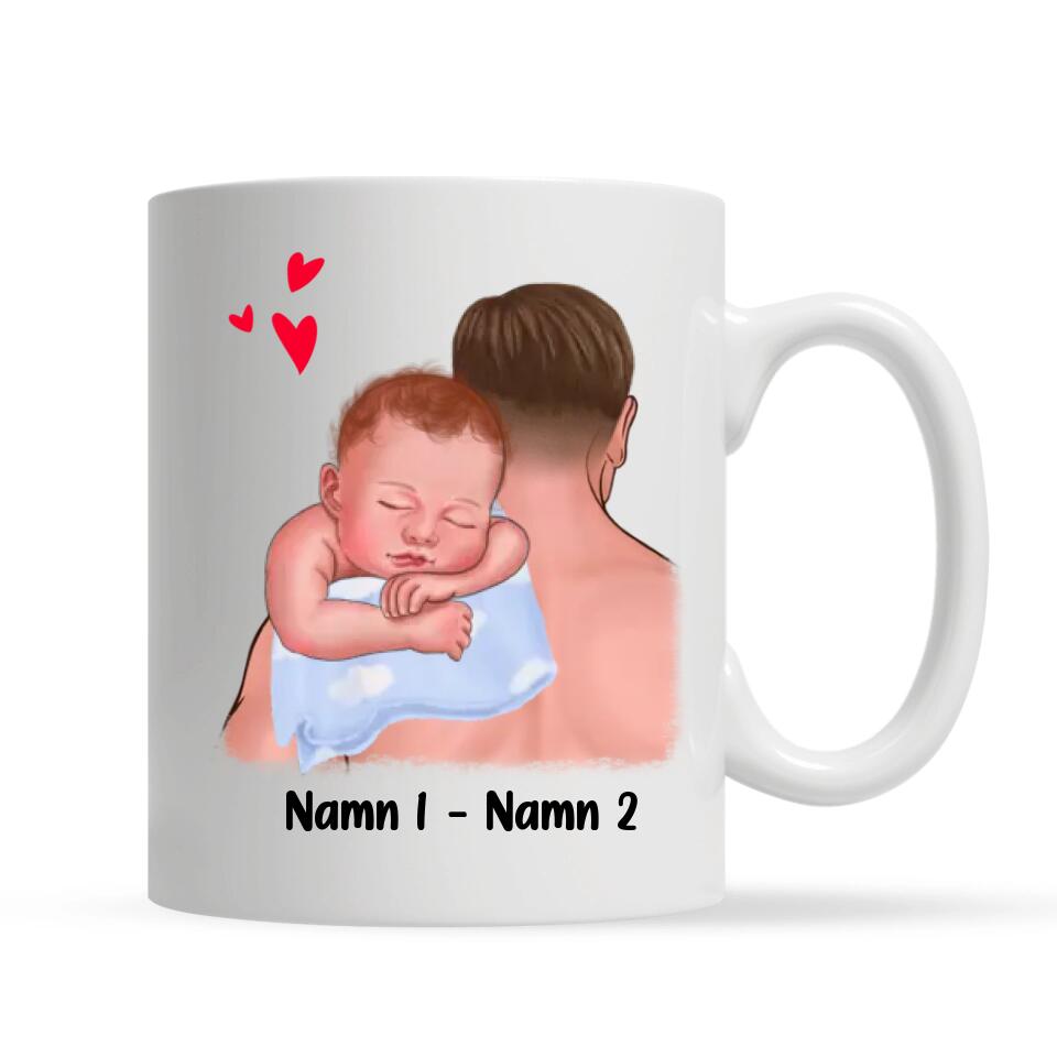 Personlig mugg till pappa | Personlig presenter till far | Livet kommer inte med en bruksanvisning, den levereras med en: Pappa