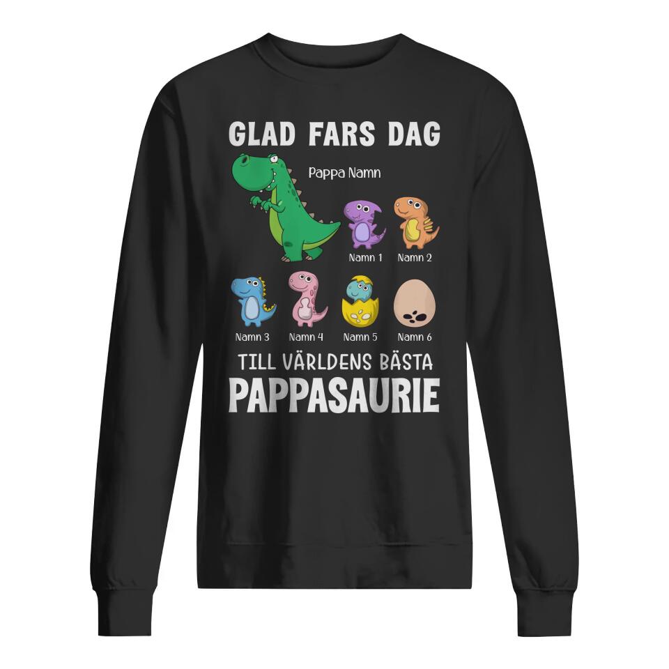 Glædelig fars dag - bedste far-pølse - Personlig t-shirt til far