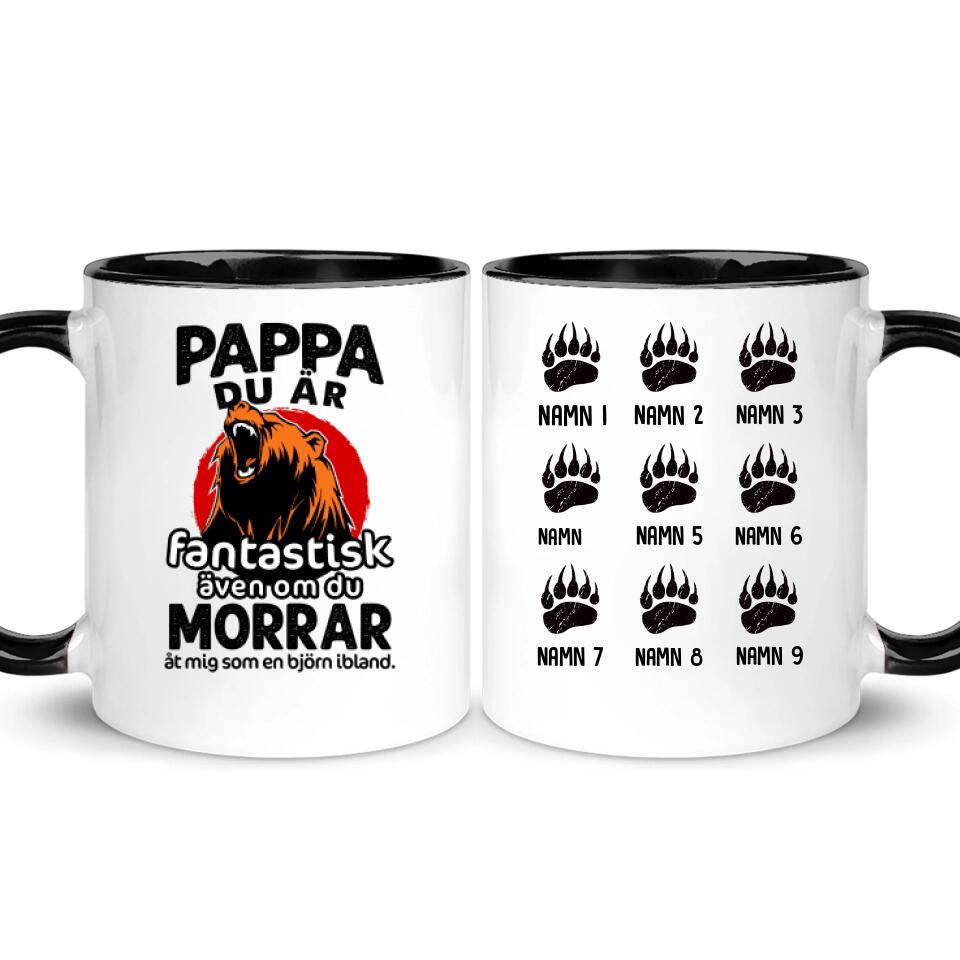 Personlig mugg till pappa | Personlig presenter till far | Pappa, Du är  Fantastisk