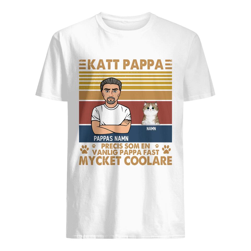 Personlig t-shirt till pappa - Precis Som en Vanlig Pappa
