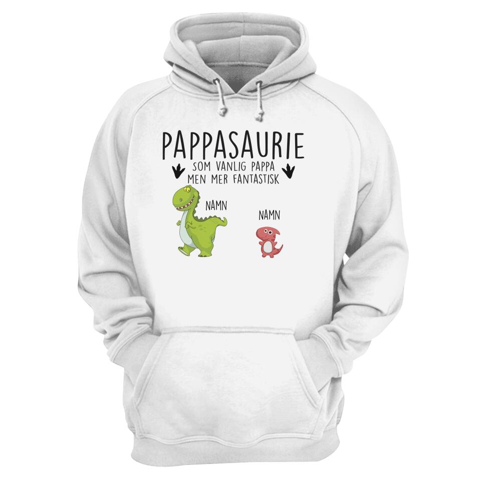 Pappasaurie fantastisk | Personlig t-shirt till pappa | Personlig present till pappa