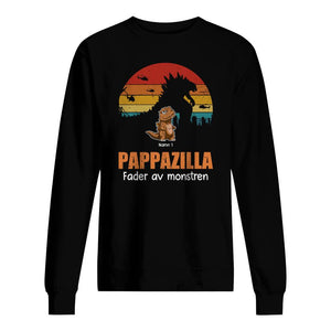 Personlig t-shirt till pappa | Personlig presenter till far | Pappazilla