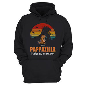 Personlig t-shirt till pappa | Personlig presenter till far | Pappazilla