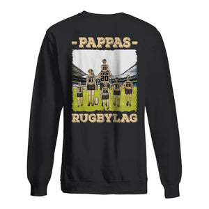 Personlig t-shirt till pappa | Personlig presenter till far | Pappas rugbylag