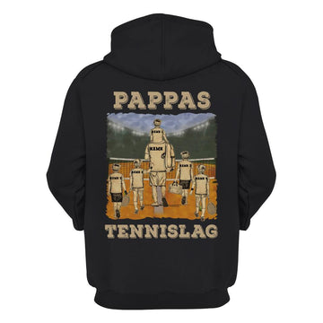 Personlig luvtröja till pappa | Personlig presenter till far | Pappas tennislag