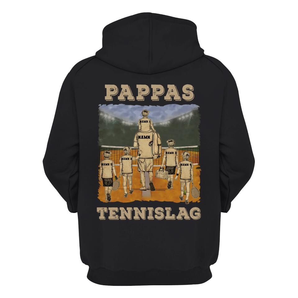 Personlig luvtröja till pappa | Personlig presenter till far | Pappas tennislag