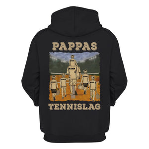 Personlig hettegenser for pappa | Personlige gaver til far | Pappas tennislag