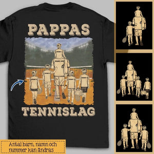 Personlig hettegenser for pappa | Personlige gaver til far | Pappas tennislag