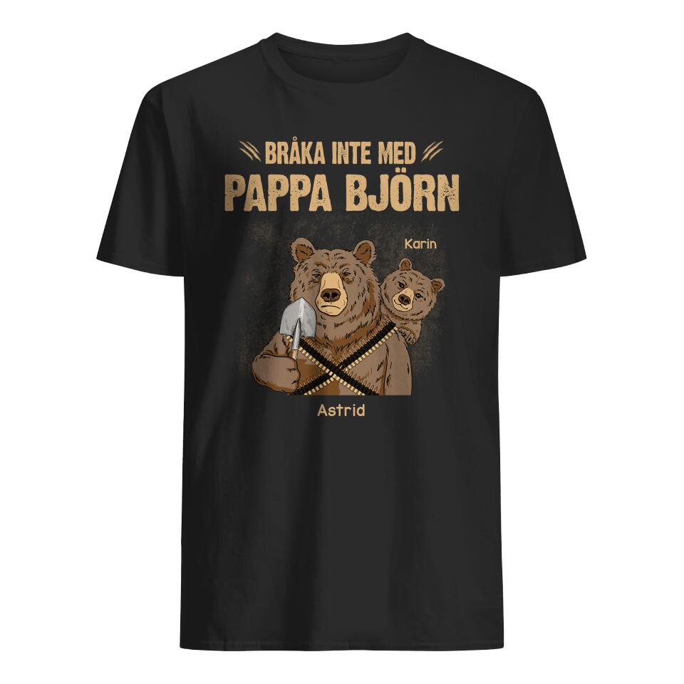 Personlig t-shirt till pappa - Pappa Björn