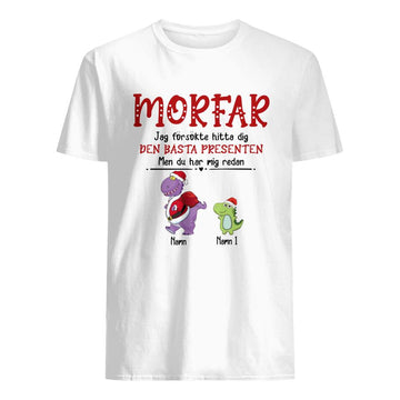 Personlig t-shirt til bedstefar | Personlige gaver til bedstefar | Den bedste gave til bedstefar