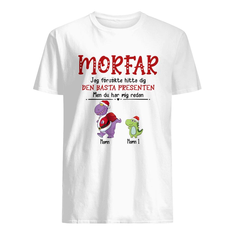Personlig t-shirt til bedstefar | Personlige gaver til bedstefar | Den bedste gave til bedstefar