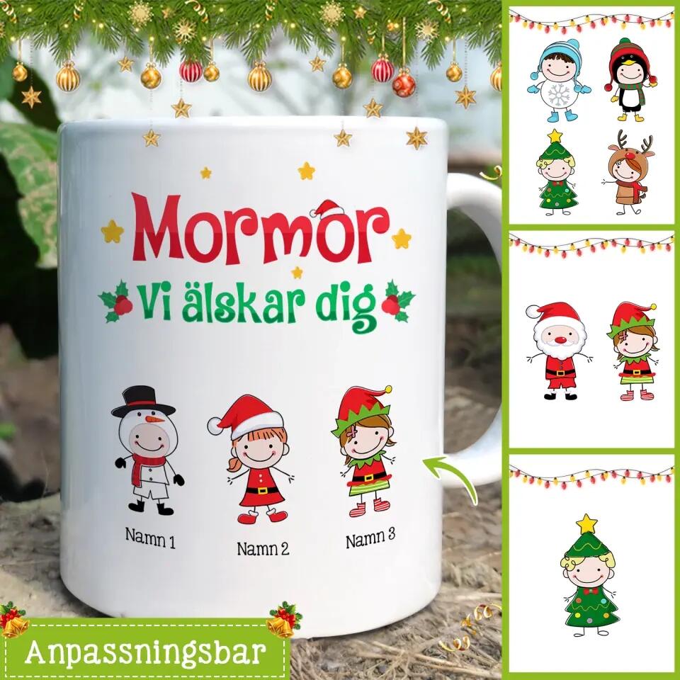 Personlig krus til bestemor bestemor | Personlige gaver til bestemor bestemor | Jeg elsker deg