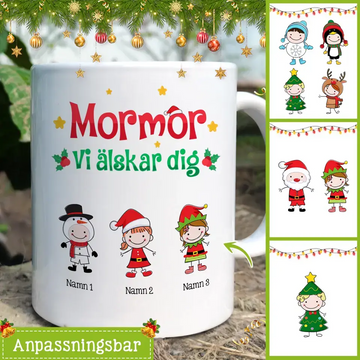 Personlig krus til bestemor bestemor | Personlige gaver til bestemor bestemor | Jeg elsker deg