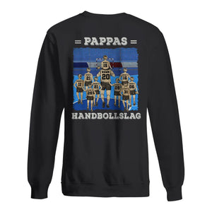 Personlig t-shirt till pappa | Personlig presenter till far | Pappas handbollslag