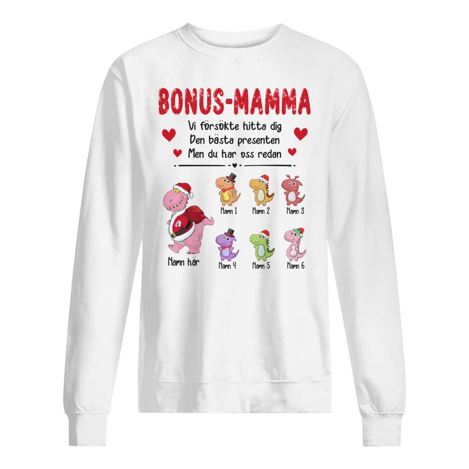 Personlig T-shirt til bonusmor | Personlige gaver til bonusmor | Den bedste gave