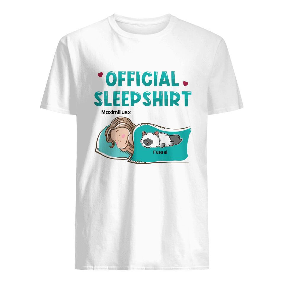 Personlig T-shirt till Kattälskare | Personlig presenter till Kattälskare  |Official Sleepshirt