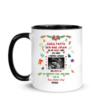 Personlig krus til pappa | Personlige gaver til far | Kjære far denne julen