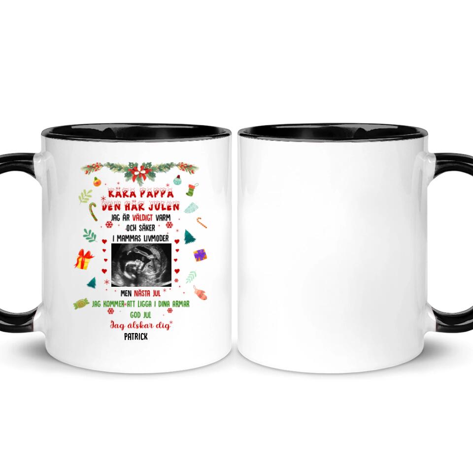 Personlig krus til pappa | Personlige gaver til far | Kjære far denne julen