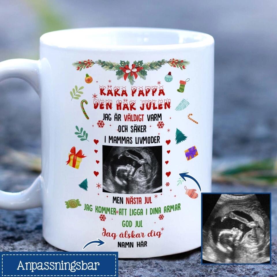 Personlig krus til pappa | Personlige gaver til far | Kjære far denne julen