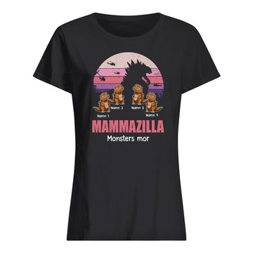 Personlig T-skjorte til mamma | Personlige gaver til mamma | Mamazilla-monsterets mor 