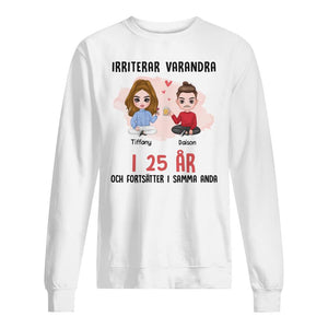 Personlig T-shirt till Par | Personlig presenter till Par | Irriterar Varandra