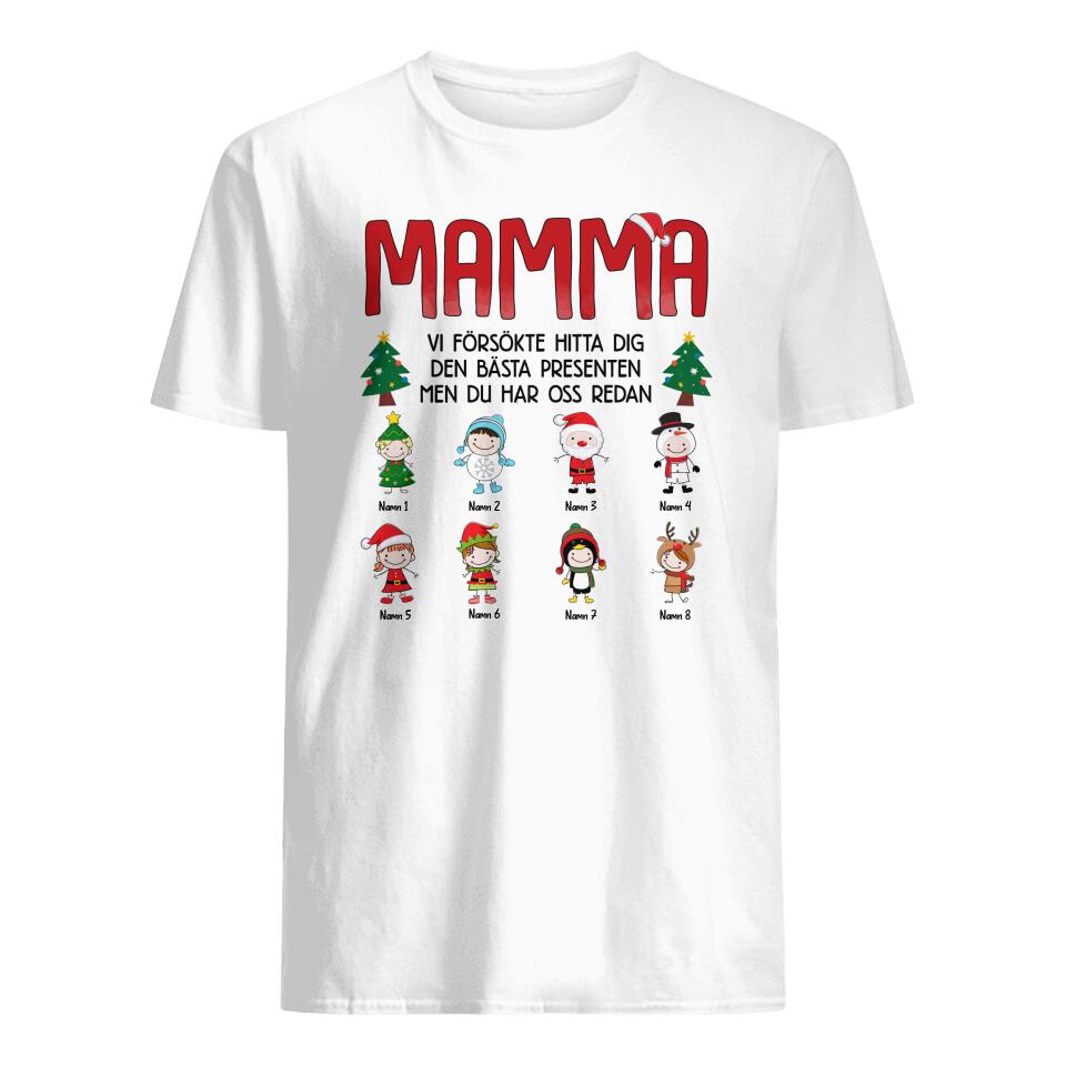 Personlig T-shirt till Mamma| Personlig presenter till Mamma | Mammas bästa present