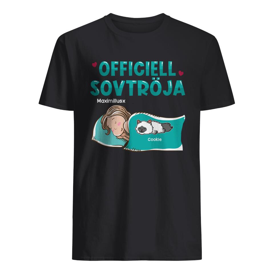 Personlig T-shirt till Husdjursälskare | Personlig presenter till Kattälskare Och Hundälskare | Official  Sovtröja