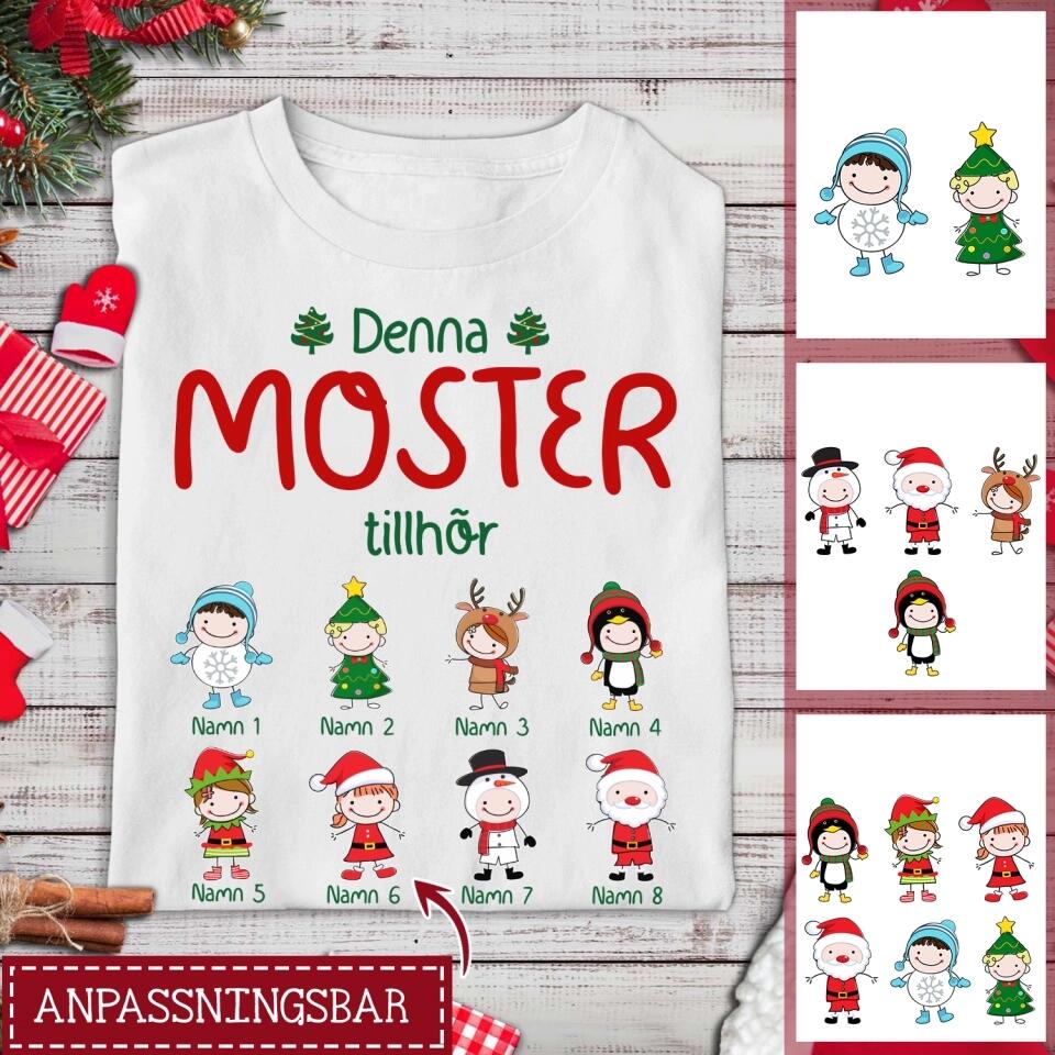 Personlig T-shirt til tante tante | Personlige gaver til tante tante | Denne tante tante tilhører