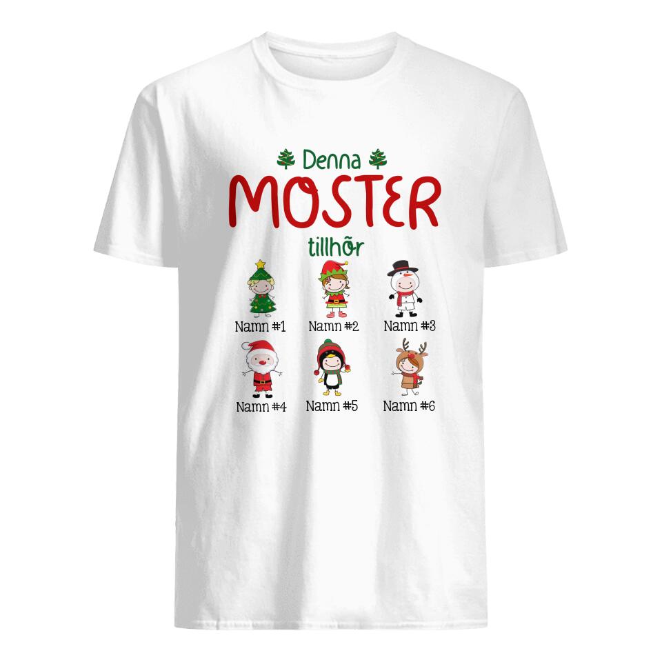 Personlig T-shirt til tante tante | Personlige gaver til tante tante | Denne tante tante tilhører