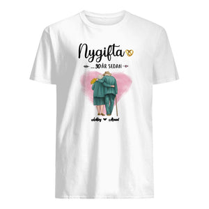 Personlig T-shirt till Pappa | Personlig presenter till Far| Nygifta För Par