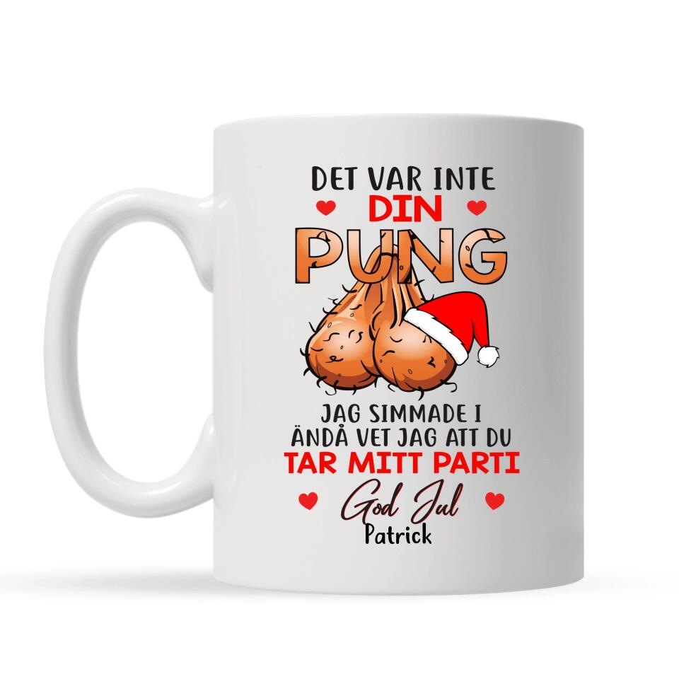 Personlig rolig mugg till Pappa | Personlig presenter till Far | Anpassningsbar Det Var Inte Din Pung