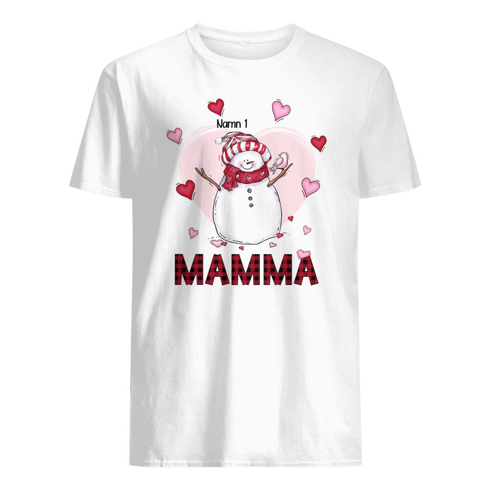 Personlig T-shirt till Mormor Farmor - Grandma Mormor Farmor Mamma