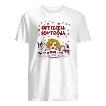 Personlig T-skjorte for kaninelskere | Personlige gaver til kaninelskere | Offisiell Sleepshirt Rabbit Lover