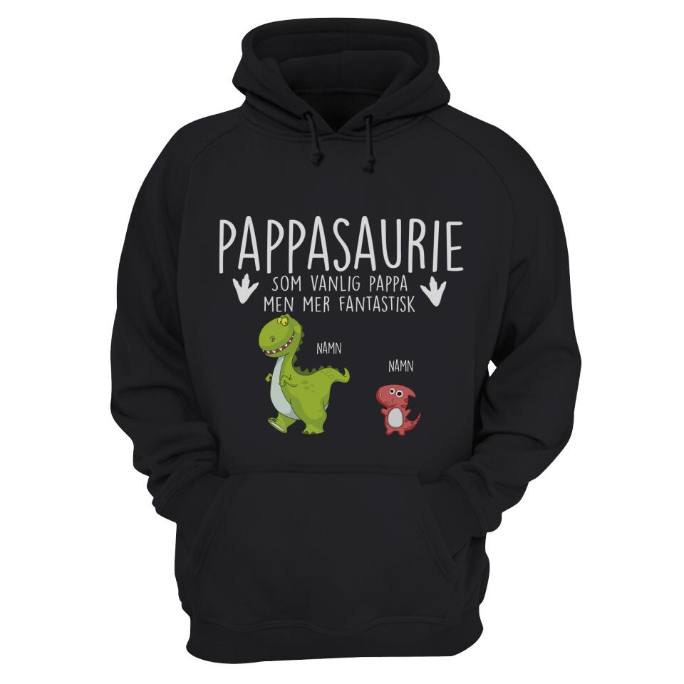 Pappasaurie | Personlig t-shirt till pappa | Personlig present till far