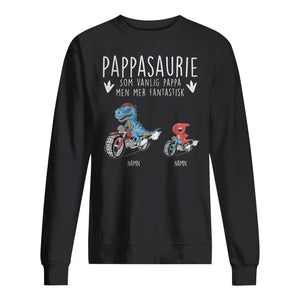 Pappasaurie Motorcycle Lover - Personlig gave til pappa