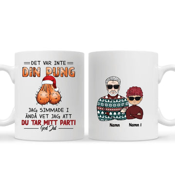 Personlig rolig mugg till Bonuspappa | Personlig present till Far Pappa | God Jul Styvpappa Det var inte din pung