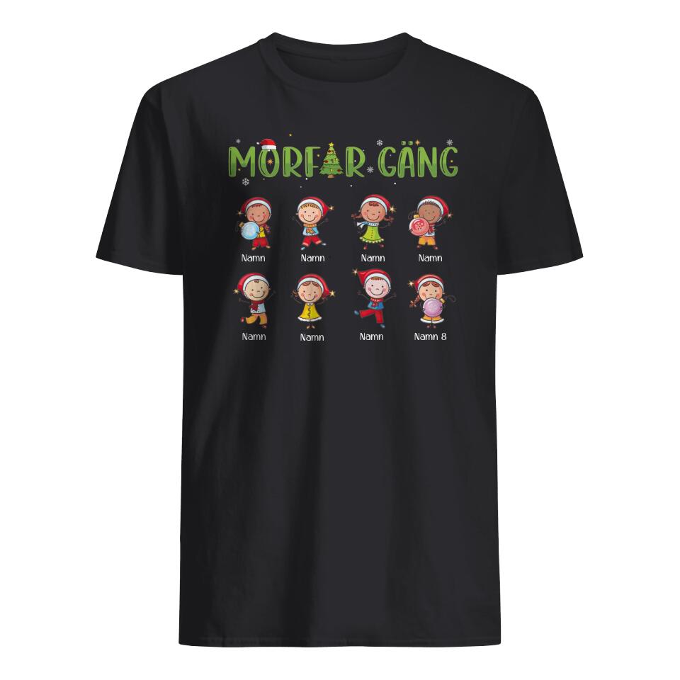 Personlig T-shirt till Morfar/ Farfar | Personlig present till Morfar/ Farfar | Morfar/Farfar gäng