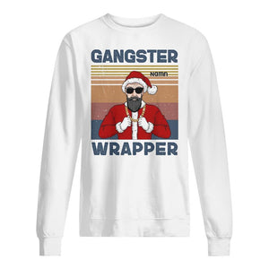 Personlig T-skjorte til pappa Bestefar Bestefar | Personlig gave til pappa Bestefar Bestefar| Papa Claus Gangster wrapper