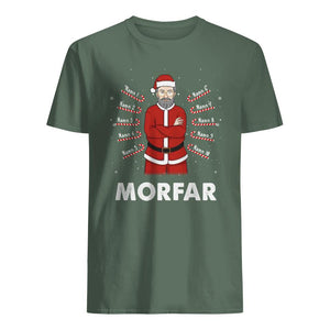 Personlig T-shirt till Farfar Morfar | Personlig present till Farfar Morfar | Farfar/Morfar Jul