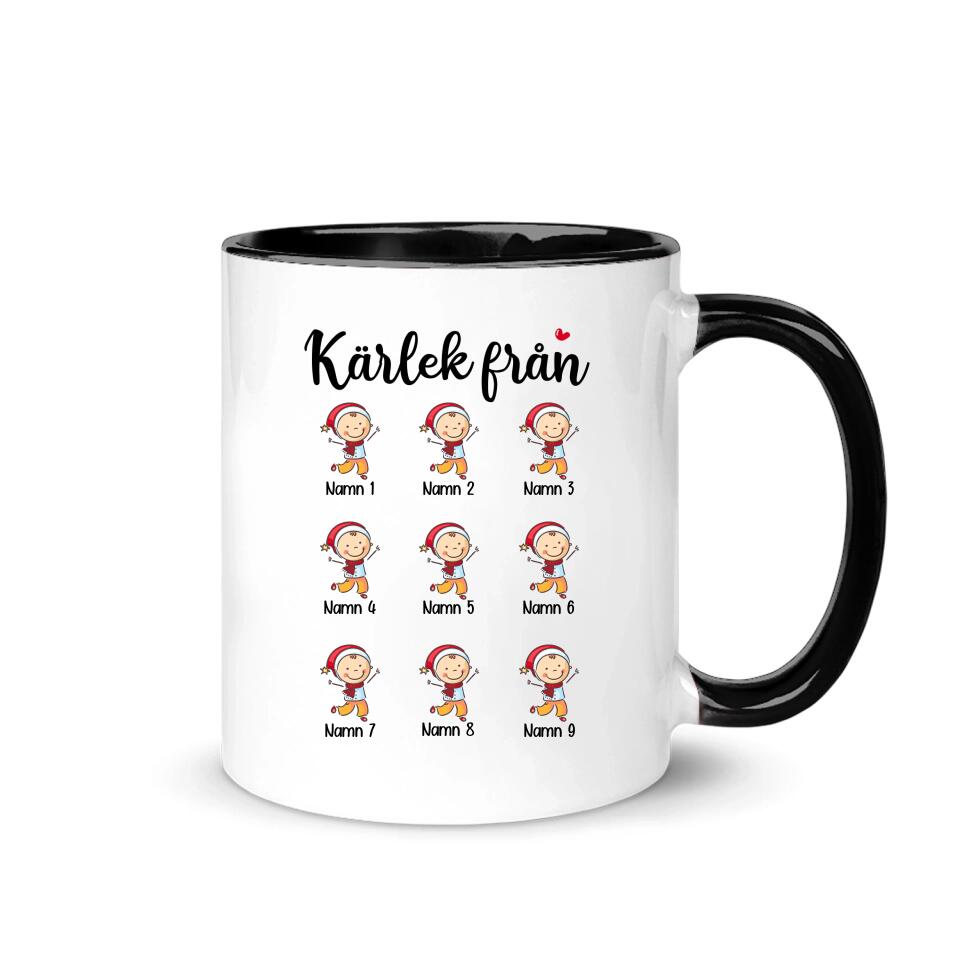 Personlig mugg till Morfar/Farfar | Personlig present till Morfar/Farfar | Endast de bästa papporna blir befordrade till morfar/farfar jul