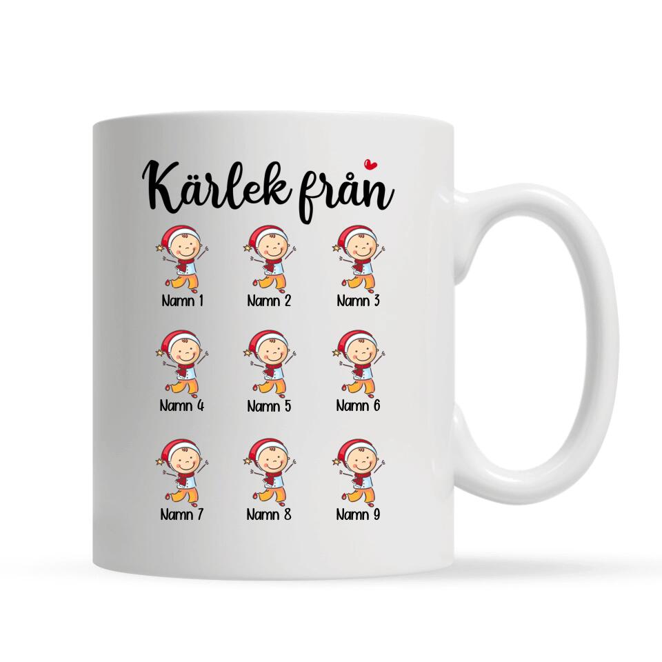 Personlig mugg till Morfar/Farfar | Personlig present till Morfar/Farfar | Endast de bästa papporna blir befordrade till morfar/farfar jul