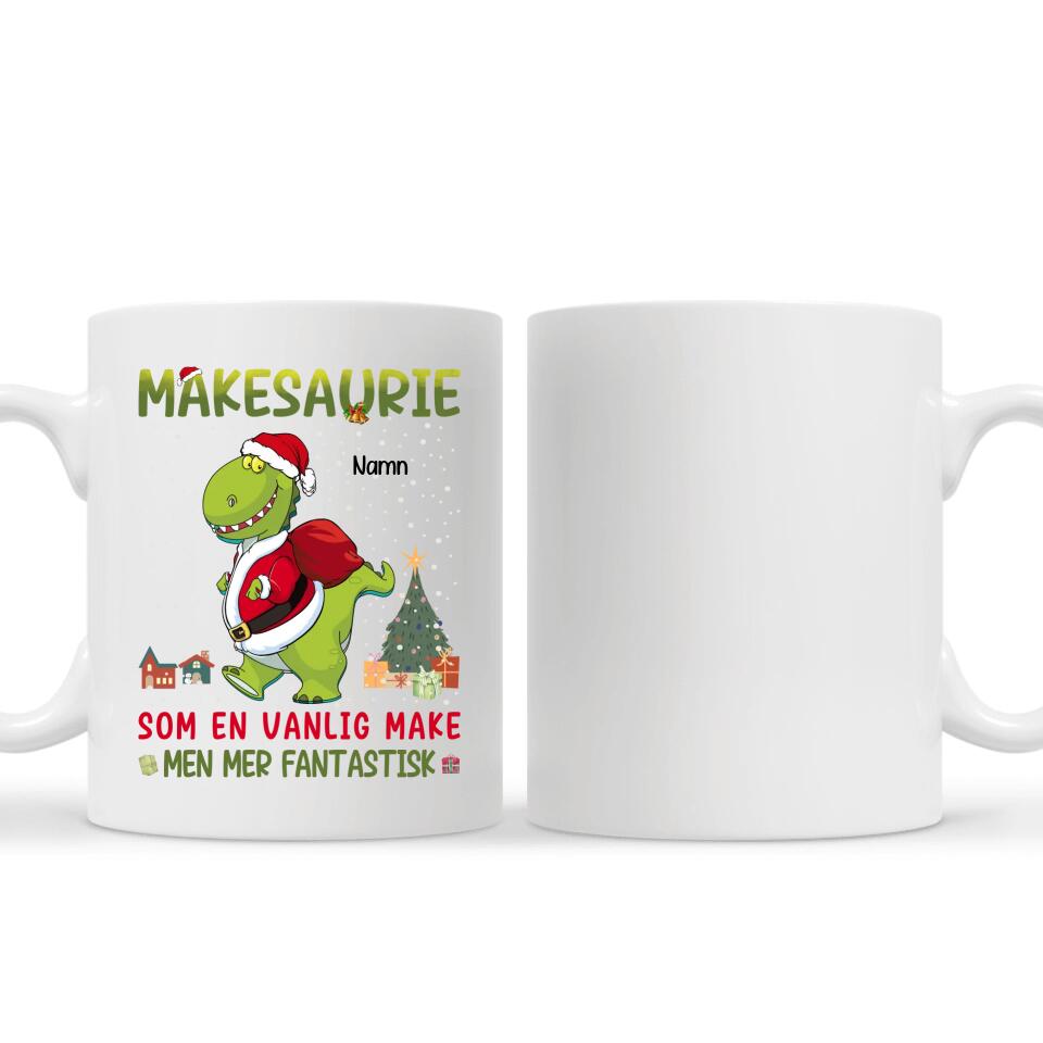 Personlig mugg till Make | Personlig present till Make | Makesaurie Som en vanlig make men mer fantastisk