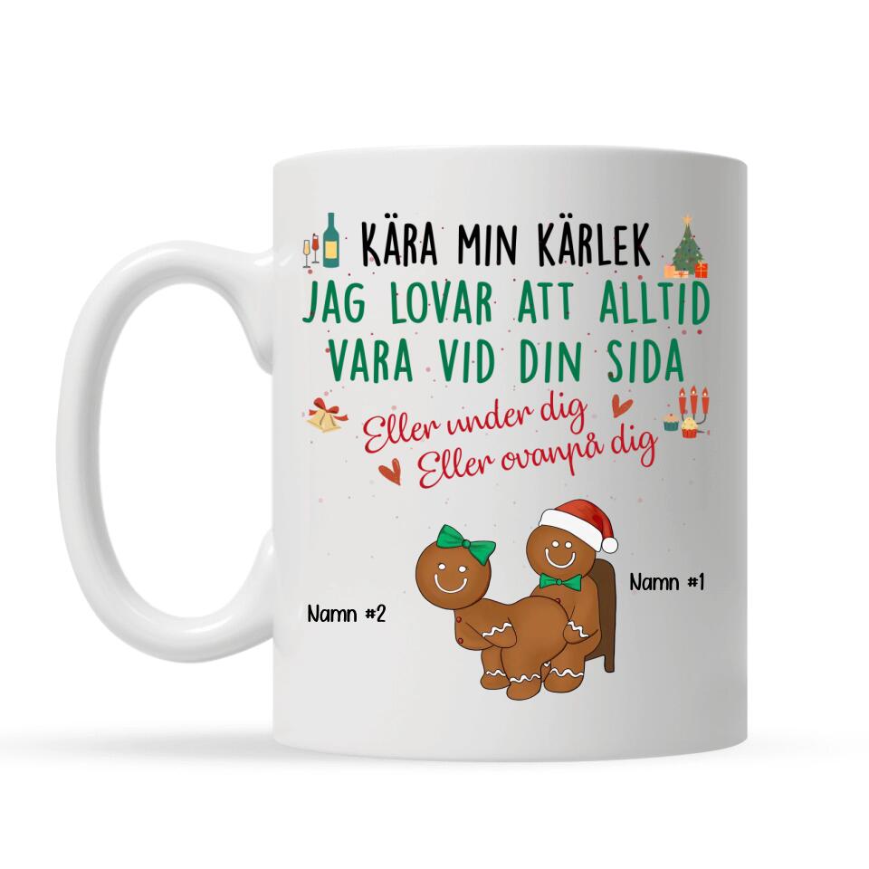 Personlig rolig mugg till Fru och Make | Personlig present till Par | Kära min kärlek