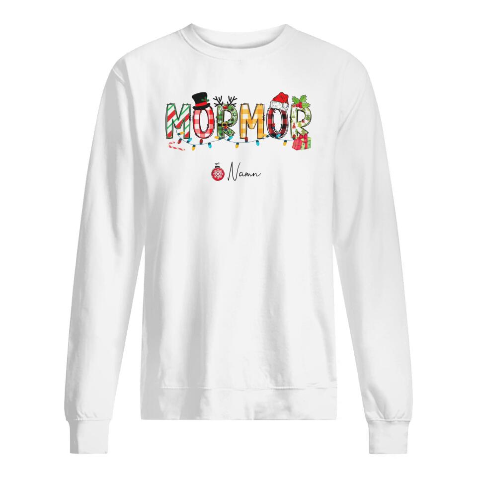 Personlig T-shirt till mormor/ farmor | Personlig presenter till mormor/ farmor | julklapp