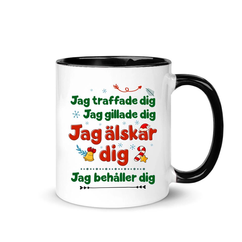 Personlig mugg till par | Personlig present till par | Det är säsong att vara stygg